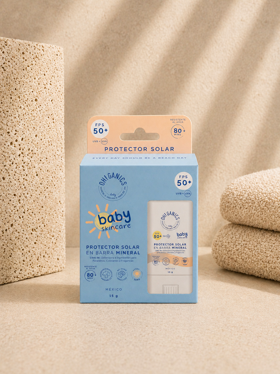 Baby protector solar en barra — 15 g
