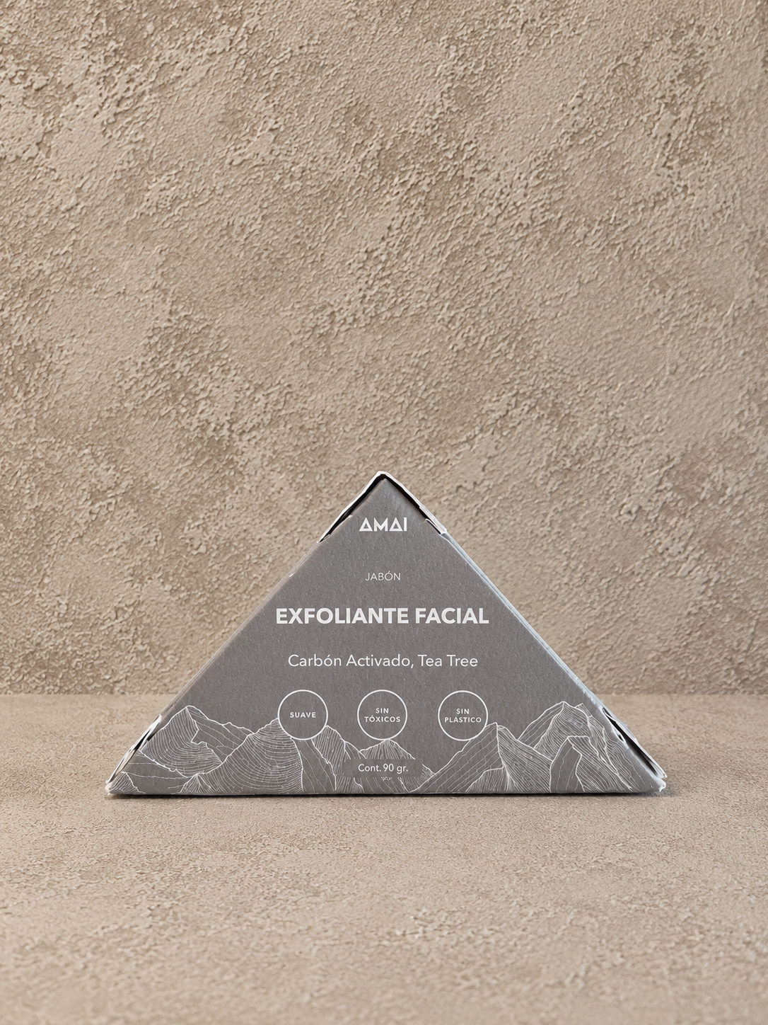 Jabón exfoliante facial en barra