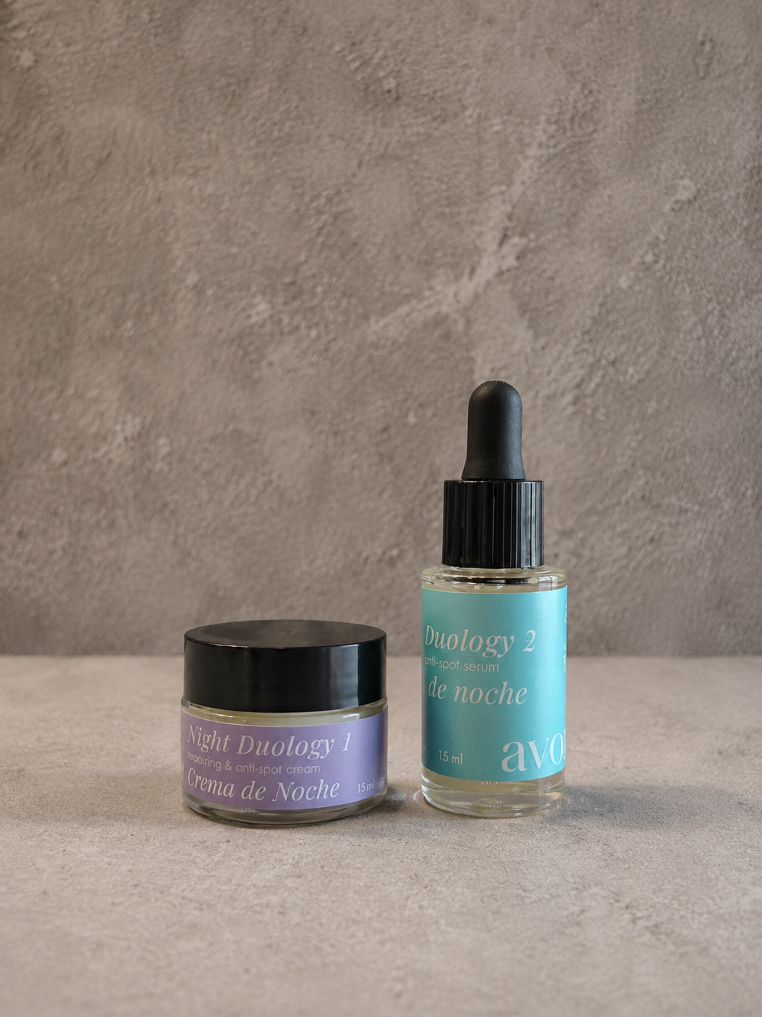 Night Duology 1 & 2: Anti-aging & Anti-spot Cream + Hydrating Serum
