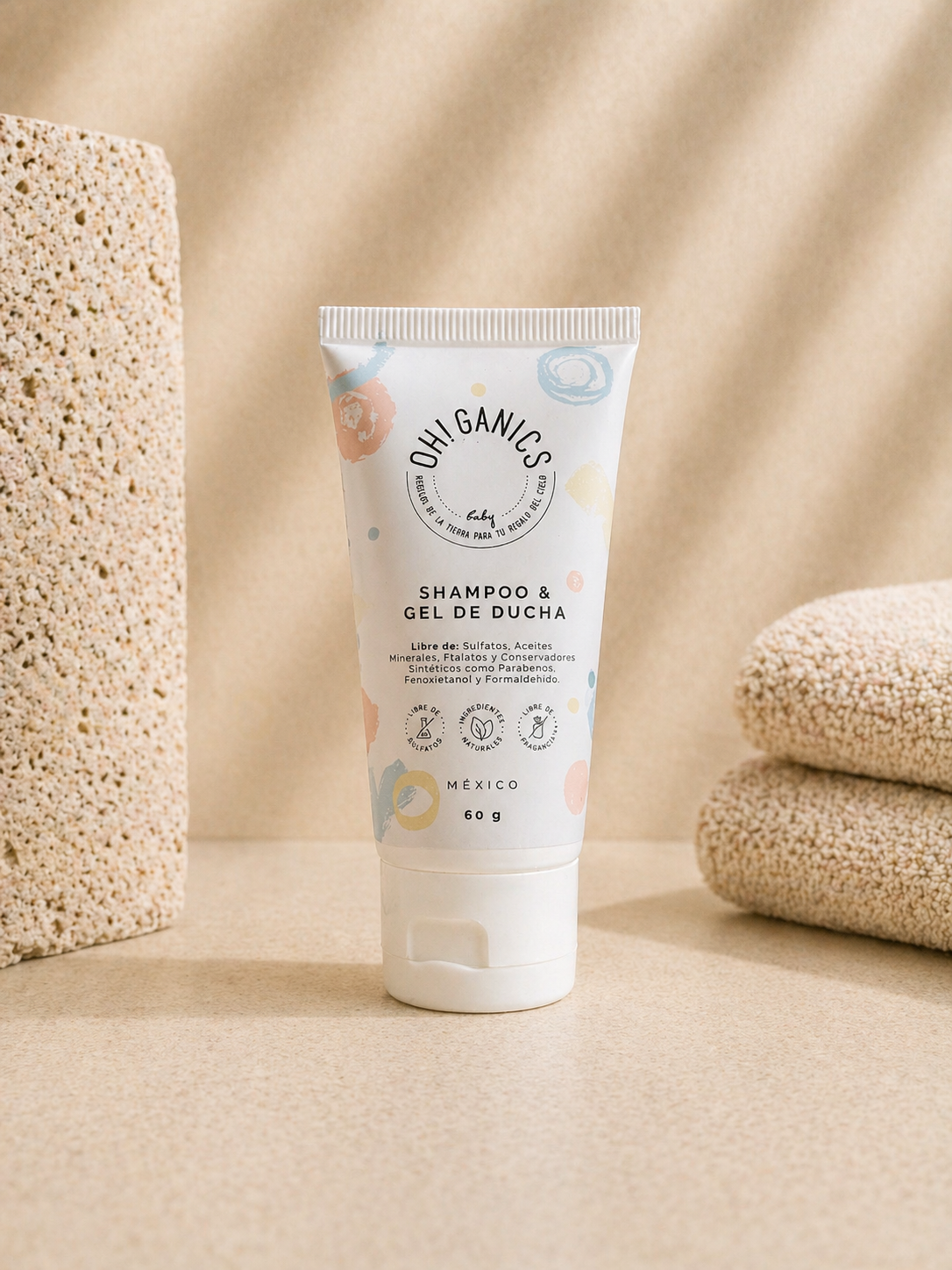 Shampoo y gel de ducha en gel — 60 g